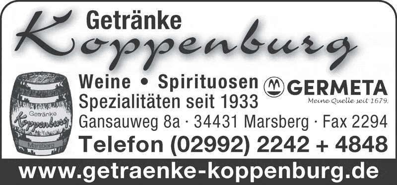 Kundenbild groß 1 Koppenburg Getränke GmbH