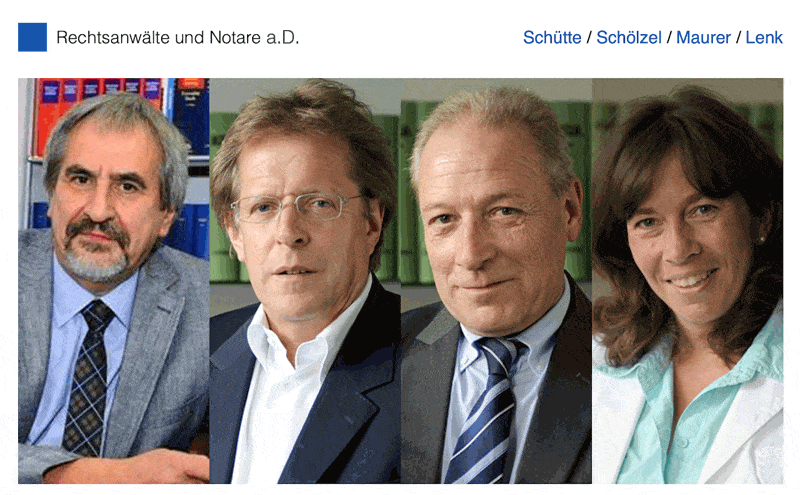 Kundenbild groß 1 Schütte, Schölzel, Maurer, Lenk Rechtsanwälte u. Notare a.D.