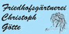 Kundenlogo von Götte Christoph Friedhofsgärtnerei