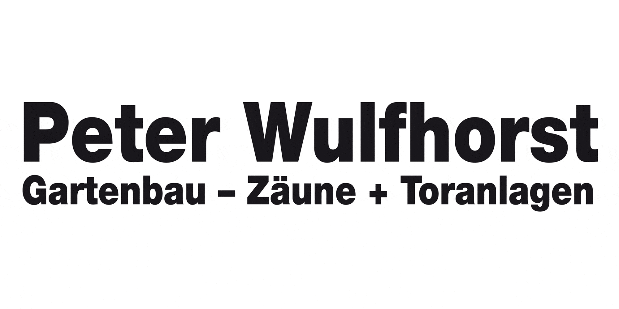 Kundenlogo Wulfhorst Peter Gartenbau Zäune