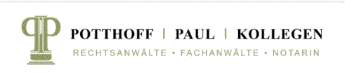 Kundenlogo Potthoff I Paul I Kollegen - Rechtsanwälte, Fachanwälte und Notarin - Anja Paul LL.M.
