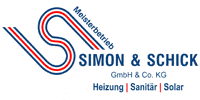 Kundenlogo Simon & Schick GmbH & Co. KG - Sanitär Heizung Solaranlagen