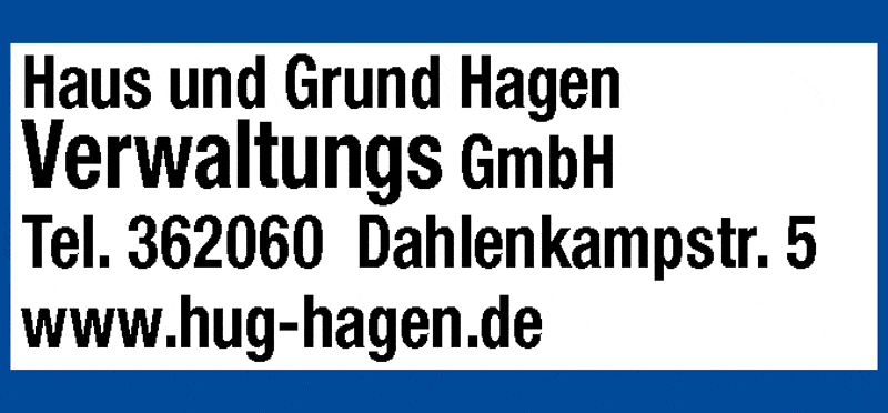 haus und grund hagen verwaltungs gmbh in hagen in das ortliche