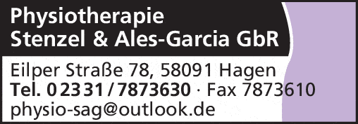 Kundenbild groß 1 Ales Garcia & Stenzel Physiotherapiepraxis