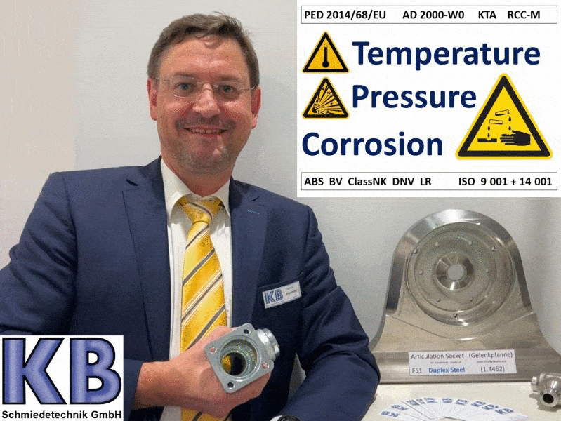 Kundenbild klein 3 KB Schmiedetechnik GmbH Gesenkschmiede Stahlschmiede Präzisionsschmiede