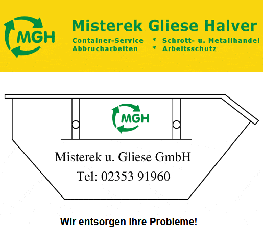 Kundenbild groß 1 MGH Misterek & Gliese GmbH Container-Service