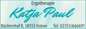 Kundenlogo von Paul Katja Praxis für Ergotherapie