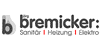 Kundenlogo von Bremicker Sanitär Heizung Klima GmbH Kundenlogo von Bremicker Sanitär Heizung Klima GmbH