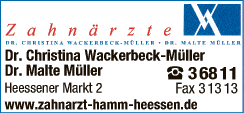 Kundenbild groß 1 Wackerbeck-Müller C. Dr. u. Müller M. Dr. Zahnärzte