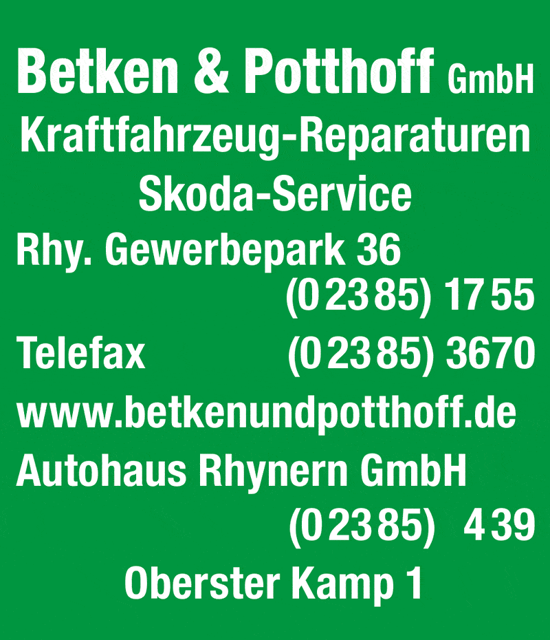 Kundenbild groß 1 Betken & Potthoff GmbH Kfz-Rep.