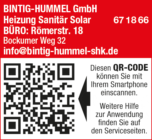 Kundenbild groß 4 Bintig-Hummel GmbH Heizung - Sanitär