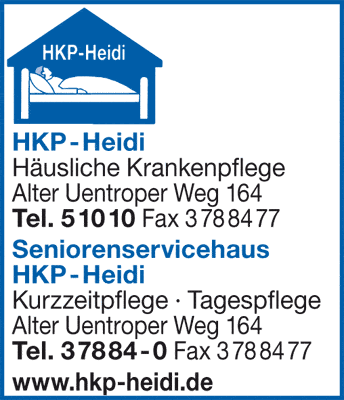 Kundenbild groß 1 HKP - Heidi Seniorenservicehaus · Häusliche Krankenpflege u. Psychiatrische Pflege
