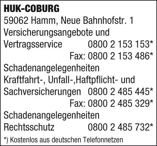 Kundenbild groß 1 HUK-COBURG Angebot & Vertrag