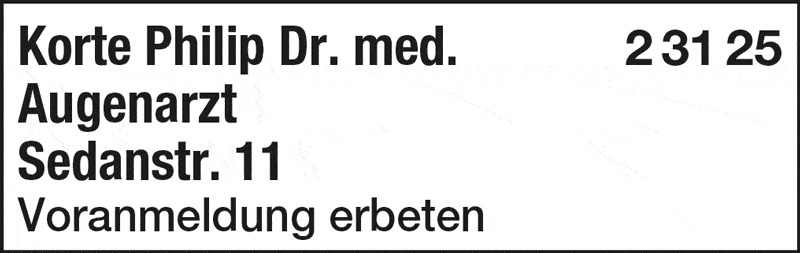 Kundenbild groß 1 Korte Philip Dr.med.