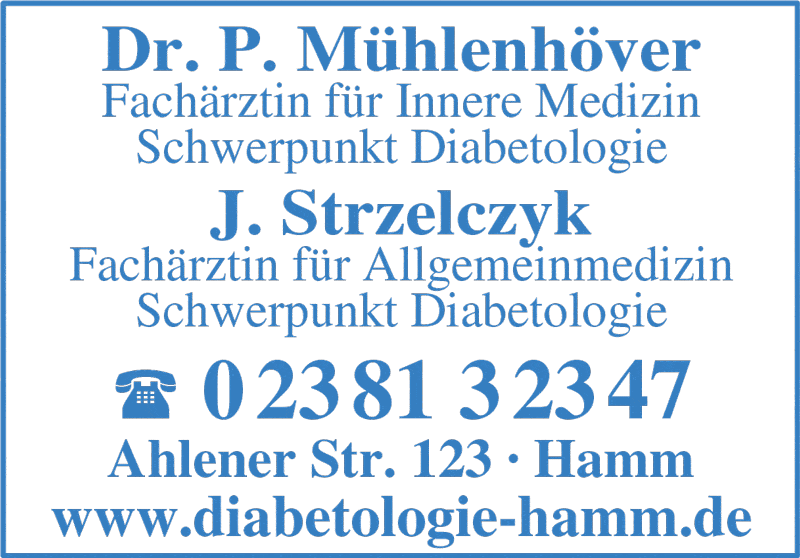 Kundenbild groß 4 Strzelczyk J. , Mühlenhöver P. Dr. Fachärzte für Allgemeinmedizin-Diabetologie