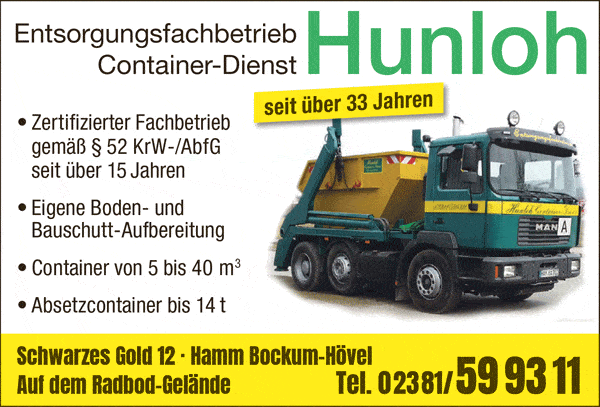 Kundenbild groß 1 Hunloh Container-Dienst