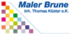 Kundenlogo von Maler Brune Meisterbetrieb Inh. Thomas Köster e.K. Kundenlogo von Maler Brune Meisterbetrieb Inh. Thomas Köster e.K.