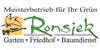 Kundenlogo von Ronsiek Garten Friedhof Baum GmbH