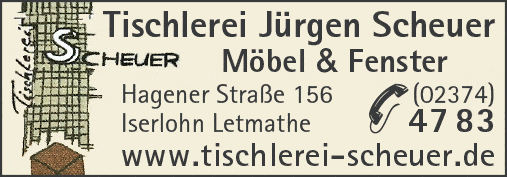Kundenbild groß 1 Scheuer Jürgen Tischlerei