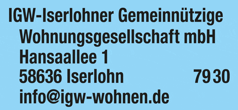 Kundenbild groß 1 IGW-Iserlohner Gemeinnützige Wohnungsgesellschaft mbH