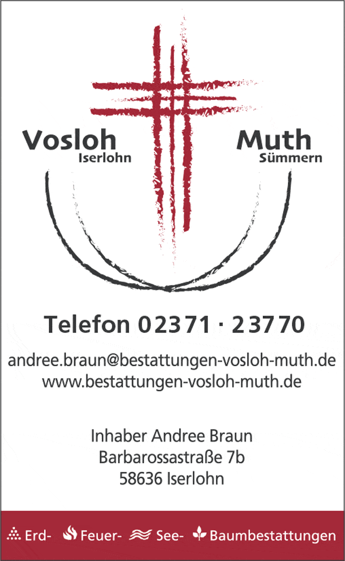 Kundenbild groß 1 Bestattungen Vosloh & Muth, Inhaber Andree Braun e. K.