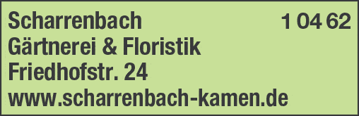 Kundenbild groß 1 Scharrenbach Floristik und Gärtnereibetrieb