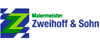 Kundenlogo von Zweihoff & Sohn GmbH & Co. KG Malermeister