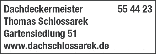 Kundenbild groß 1 Schlossarek Thomas Dachdeckermeister