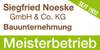 Kundenlogo von Noeske Siegfried GmbH & Co. KG Bauunternehmung