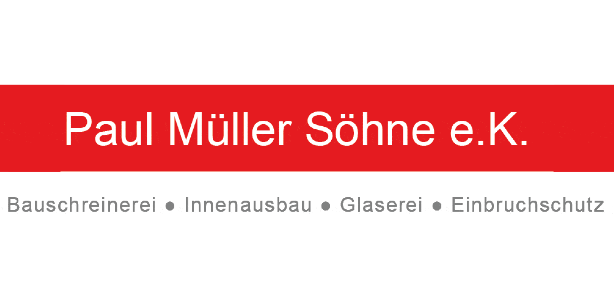 Kundenlogo von Paul Müller Söhne e.K.