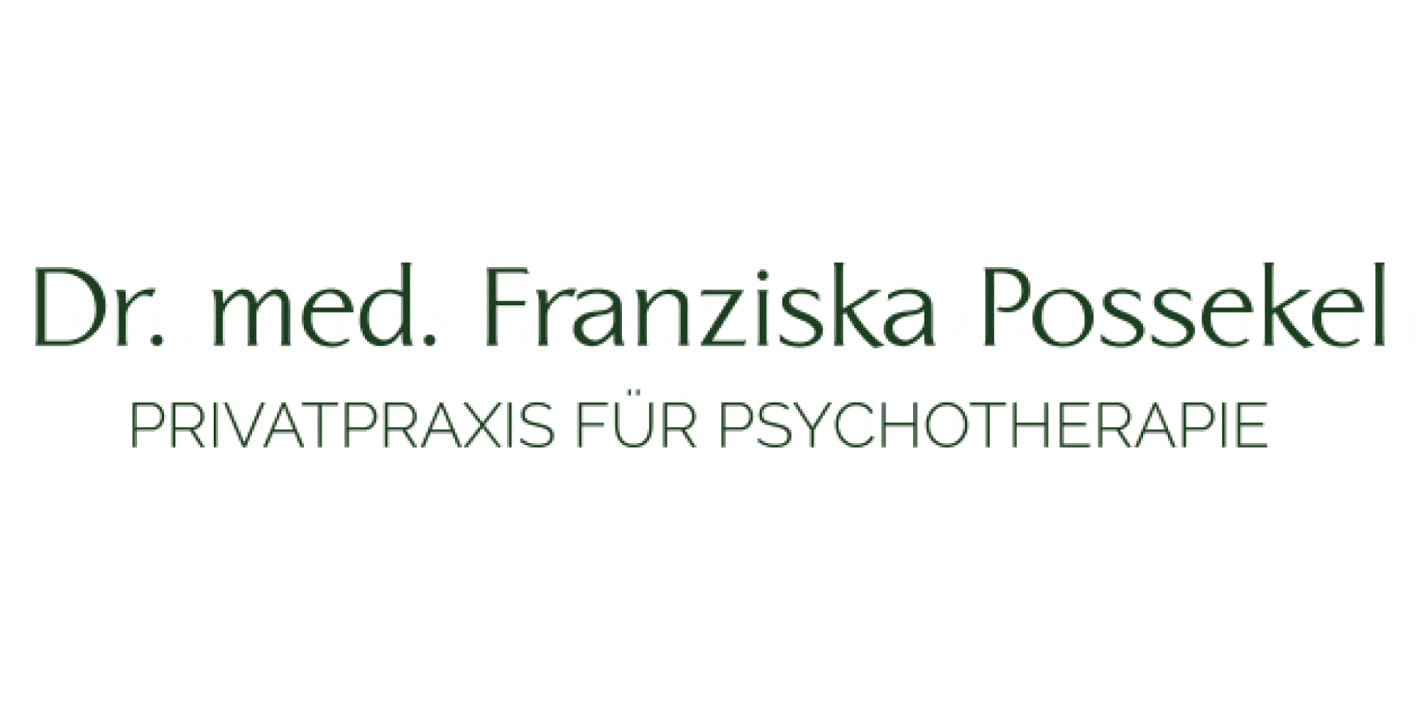 Kundenlogo von Psychotherapeutische Privatpraxis Possekel Franziska Dr. med.