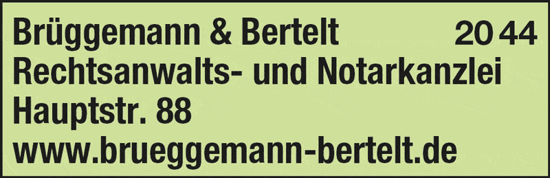 Kundenbild groß 1 Brüggemann & Bertelt Rechtsanwälte und Notar