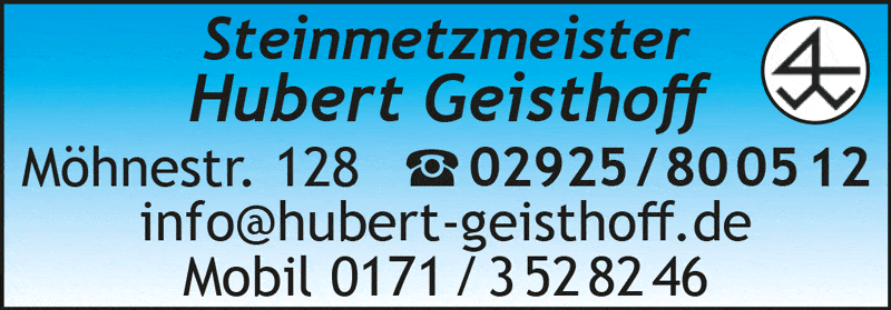 Kundenbild groß 1 Geisthoff Hubert Steinmetzmeister