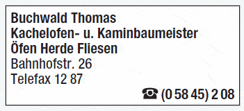 Kundenbild groß 1 Buchwald Thomas Kachelofenbauer