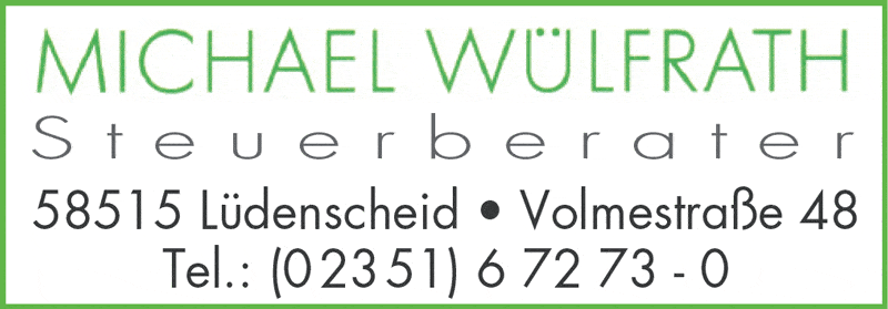 Kundenbild groß 1 Wülfrath Michael Steuerberater