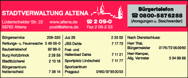 Kundenbild klein 2 Stadtverwaltung Altena