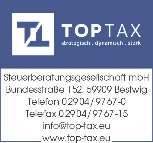 Kundenbild groß 1 TOPTAX Steuerberatungsgesellschaft mbH