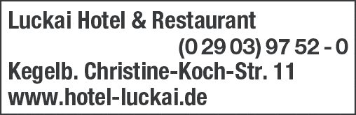 Kundenbild groß 1 Luckai Hotel und Restaurant