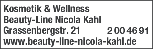Kundenbild groß 1 Kahl Nicola Beauty-Line