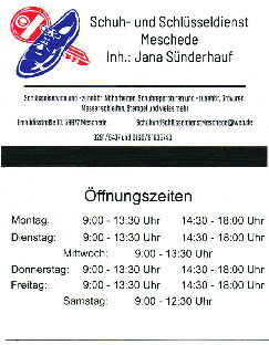 Kundenbild groß 1 Sünderhauf Jana Schuh- u. Schlüsseldienst