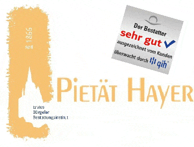 Kundenlogo von Beerdigungen Bestattungen Hayer Pietät,  individuelle Beratung und Betreuung