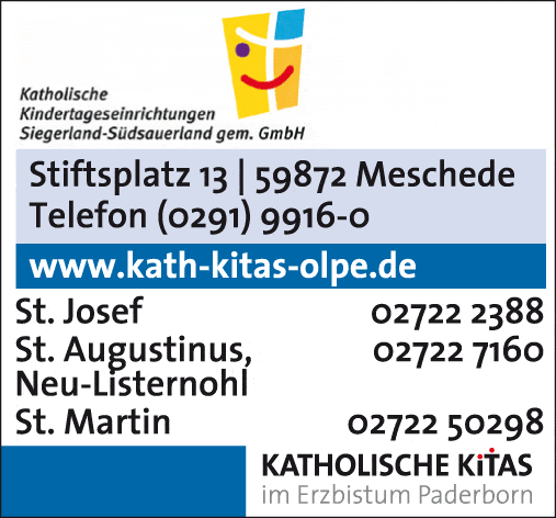 Kundenbild groß 1 Kath. Kindertageseeintrichtungen Siegerland-Sauerland gem. GmbH