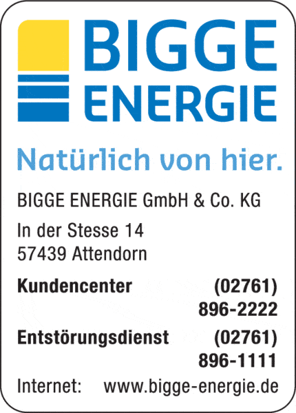 Kundenbild groß 1 BIGGE ENERGIE GmbH & Co. KG Kundencenter