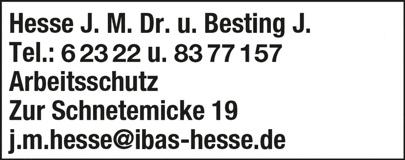 Kundenbild groß 1 Hesse Johannes Dr.
