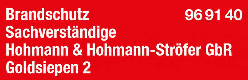 Kundenbild groß 1 Hohmann-Ströfer Sachverständigenbüro f. Brandschutz