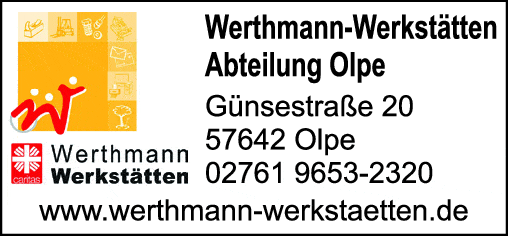 Kundenbild groß 1 Werthmann-Werkstätten Olpe