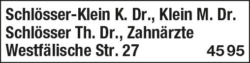 Kundenbild groß 1 Schlösser-Klein Karolin Dr. , Klein Moritz Dr. Zahnärzte