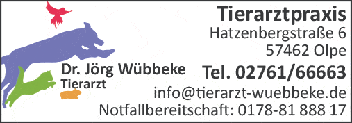 Kundenbild groß 1 Wübbeke Jörg Dr. Tierarztpraxis