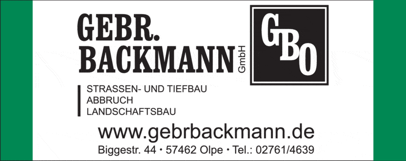 Kundenbild groß 1 Backmann Gebr. GmbH Tief- und Straßenbau