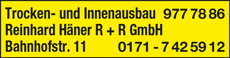 Kundenbild groß 1 R + R GmbH Trocken- und Innenausbau